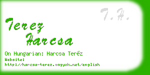terez harcsa business card